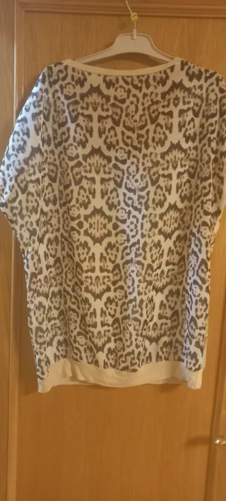 Blusa estampada talla única