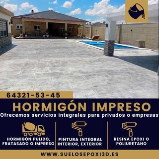 HORMIGÓN IMPRESO FRATASADO PULIDO