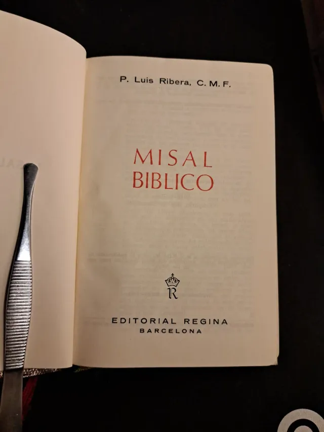 Misal Biblico.