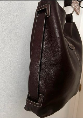 Borsa grande Tod's in pelle marrone cioccolato