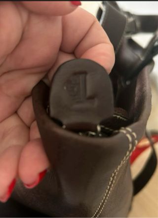 Borsa grande Tod's in pelle marrone cioccolato