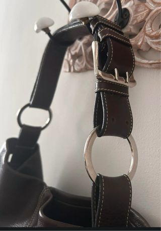 Borsa grande Tod's in pelle marrone cioccolato