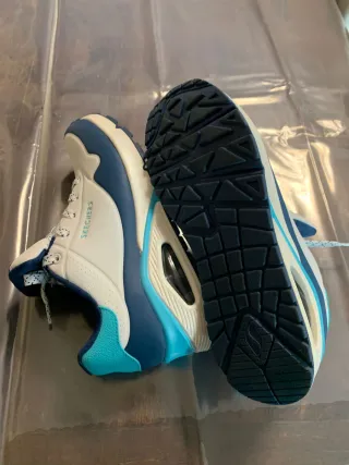 Scarpe Skechers Donna Blu/Bianco