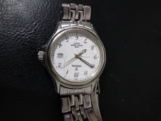 Reloj Festina Quartz Pulsera Plata y Blanca