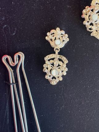 Aderezo Fallera Infantil Plata