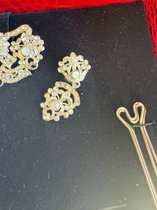 Aderezo Fallera Infantil Plata