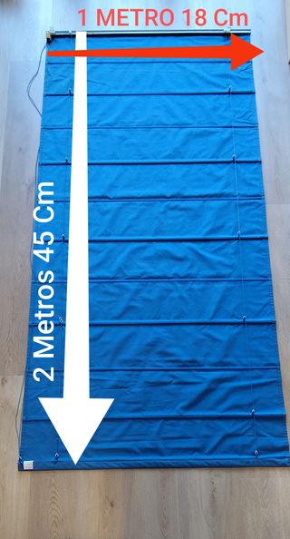 3 ESTORES ENROLLABLES AZUL VERDE y NARANJA