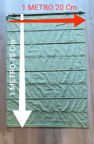 3 ESTORES ENROLLABLES AZUL VERDE y NARANJA