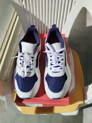Scarpe Puma Uomo Blu e Bianche