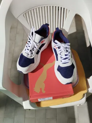 Scarpe Puma Uomo Blu e Bianche