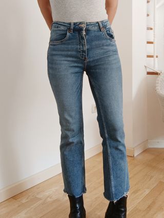 Jeans Zara Bootcut Azul
