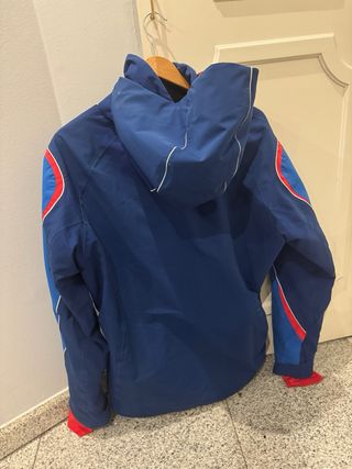 Chaqueta esquí Descente azul y roja