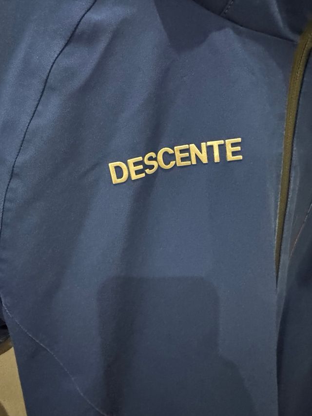 Chaqueta esquí Descente azul y roja