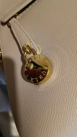 Borsa Furla nuova grigio con dettagli oro