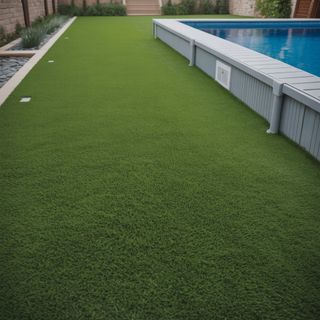 Césped artificial reutilizado