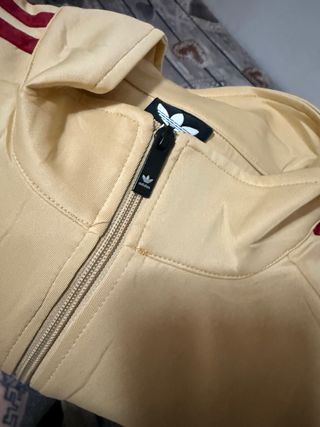 Sudadera Adidas Selección Colombia Beige