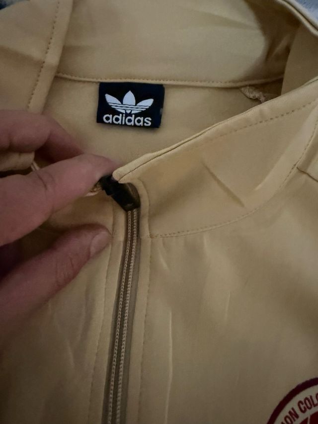 Sudadera Adidas Selección Colombia Beige