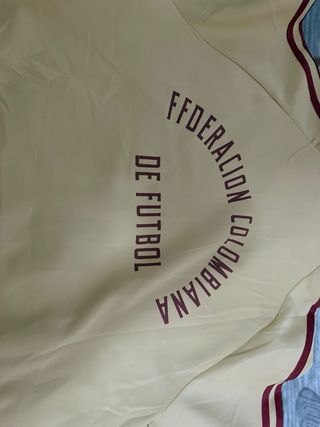 Sudadera Adidas Selección Colombia Beige