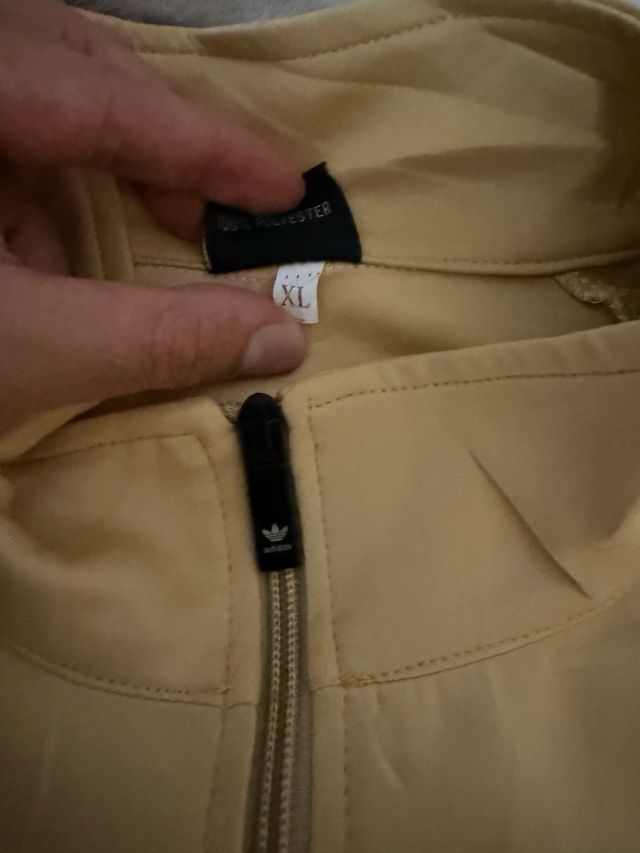 Sudadera Adidas Selección Colombia Beige