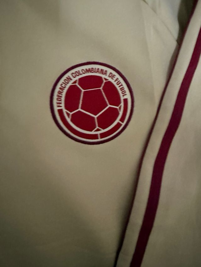 Sudadera Adidas Selección Colombia Beige