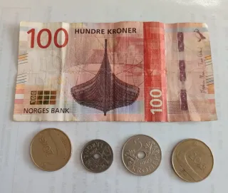 Colección de Monedas y Billetes Noruegos