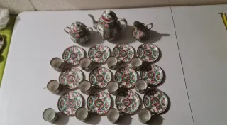 Bandejas y juego cafe Macao