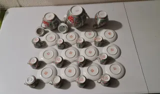 Bandejas y juego cafe Macao