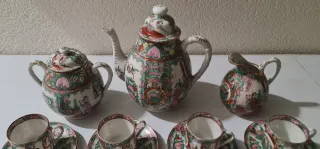 Bandejas y juego cafe Macao