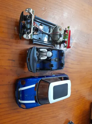 Coche Mini Scalextric Azul
