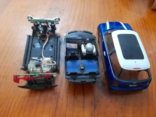 Coche Mini Scalextric Azul