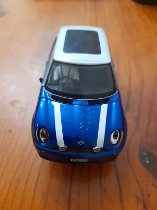 Coche Mini Scalextric Azul