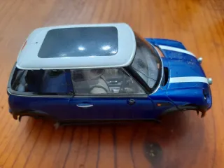Coche Mini Scalextric Azul