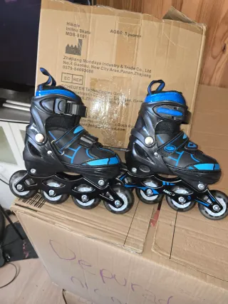 Patines en línea ajustables con luces tallaS 30 33