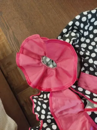 Vestido Flamenca Niña Hecho a Mano Lunares