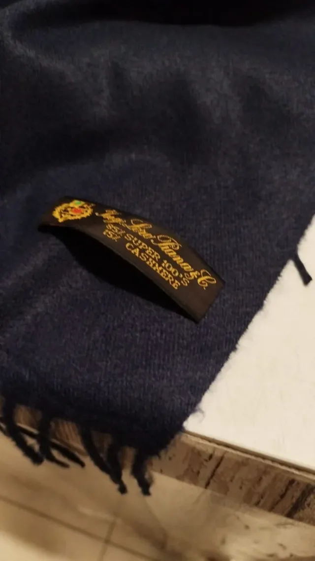 Sciarpa Loro Piana Blu Unisex