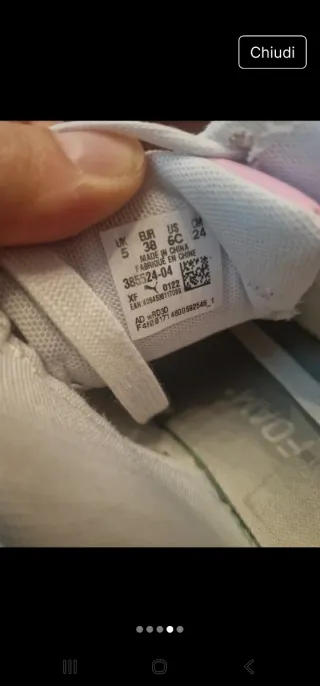 Sneakers Puma Donna Bianco Rosa Tg 38