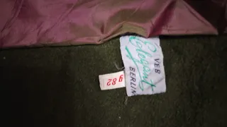 Abrigo de lana cuello pelo sintético, muy caliente
