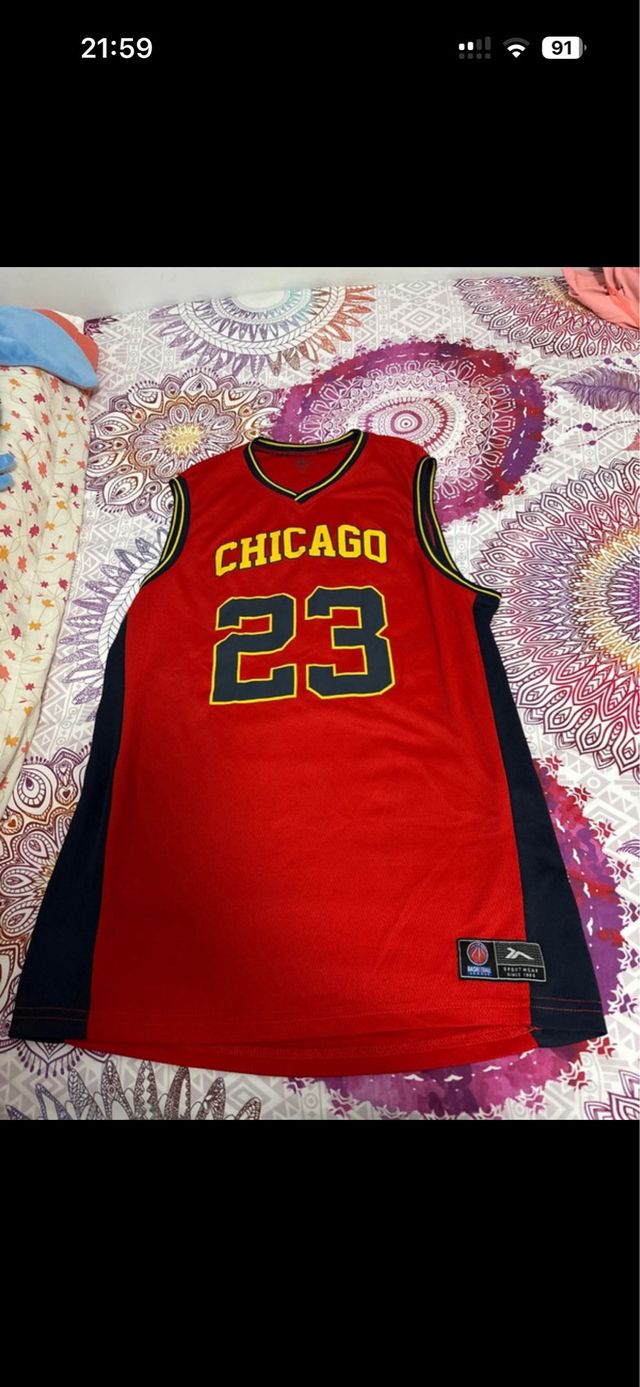 3 Camisetas Baloncesto (Negra, Roja, Azul)