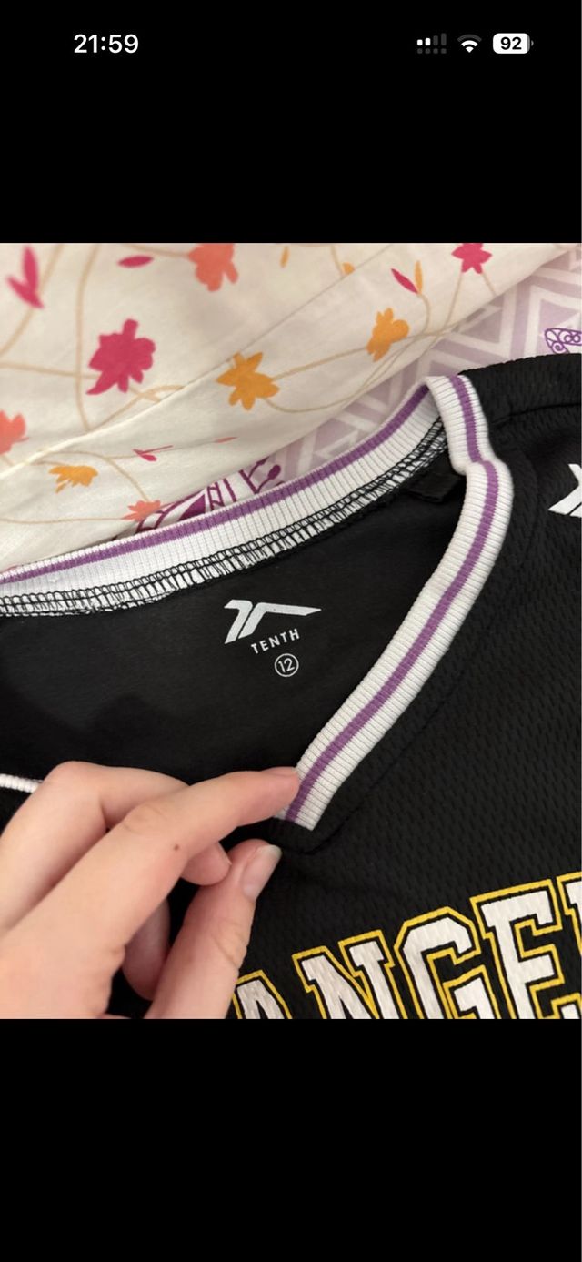 3 Camisetas Baloncesto (Negra, Roja, Azul)