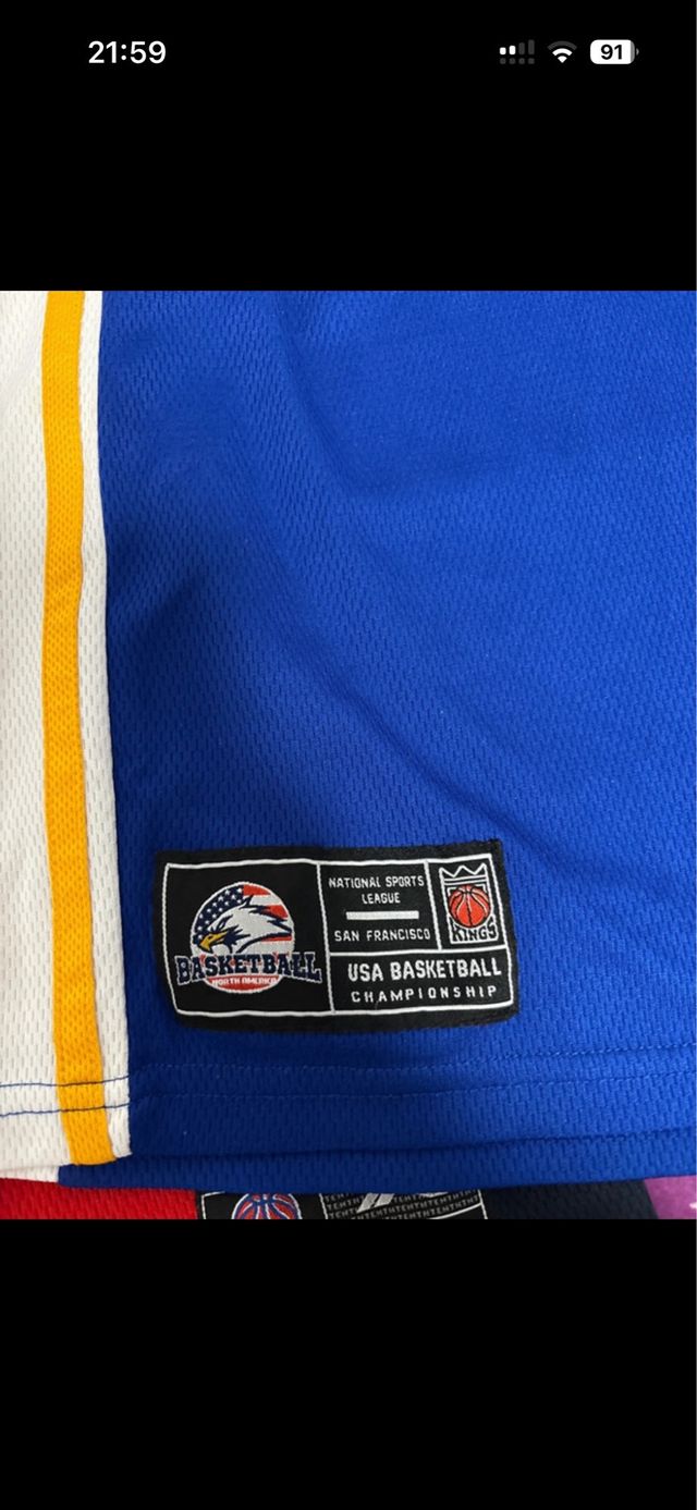 3 Camisetas Baloncesto (Negra, Roja, Azul)