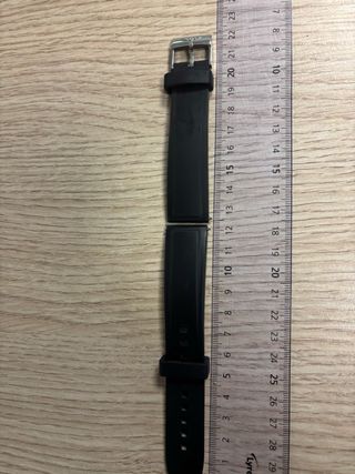 Correa Caucho Breitling Negra