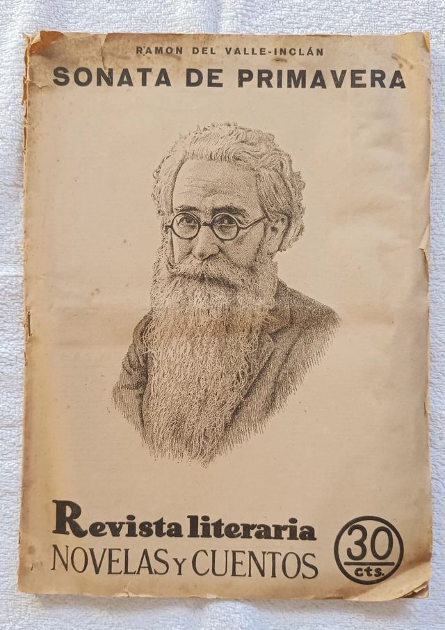 Novela antigua "Sonata de primavera"