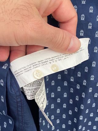 Camisa Mango Talla XL Estampada