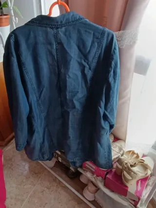 Camisa vaquera larga