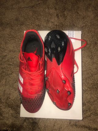 Zapatillas Adidas Predator Negras Rojas