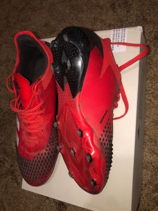 Zapatillas Adidas Predator Negras Rojas