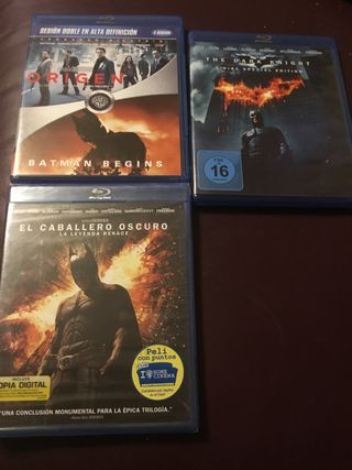 Pack Blu-ray Batman: Trilogía Oscura