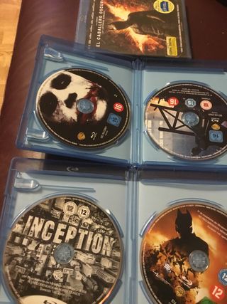 Pack Blu-ray Batman: Trilogía Oscura