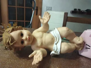 Gesù Bambino statuetta plastica