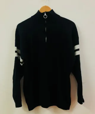 Jersey Zara cremallera y rayas